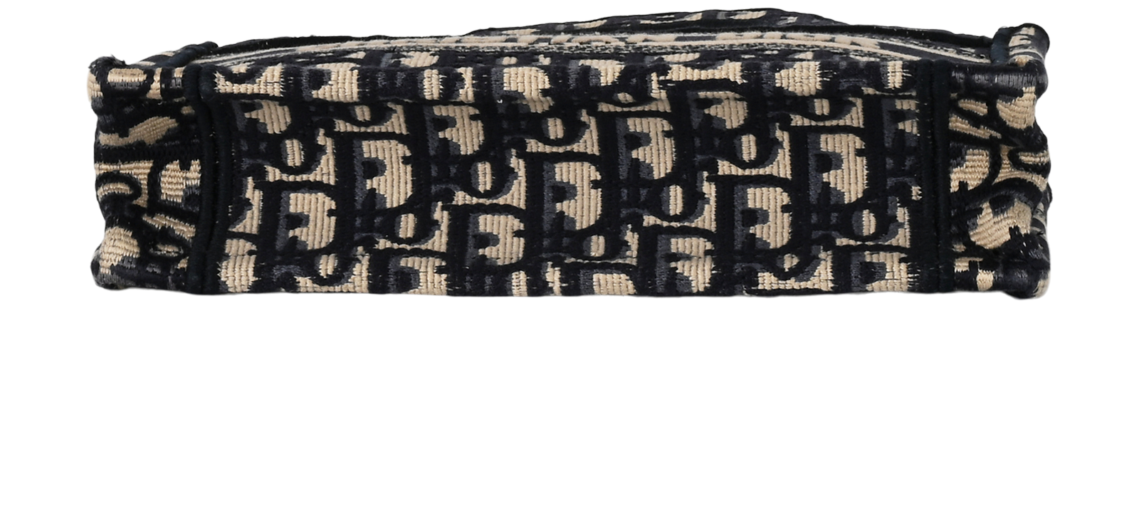 Mini Book Tote, &pound;950, Handbags, Beige/Blue, Canvas, Top view